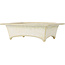 Rectangular white bonsai pot by Fuka - 155 x 110 x 45 mm