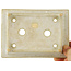 Rectangular white bonsai pot by Fuka - 155 x 110 x 45 mm