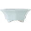 Pot à bonsaï octogonal bleu de Shozan - 130 x 130 x 55 mm