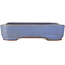 Rectangular blue bonsai pot by Yamafusa - 160 x 130 x 30 mm