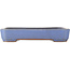 Vaso bonsai rettangolare blu di Yamafusa - 160 x 130 x 30 mm