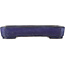 Pot à bonsaï rectangulaire bleu de Yamafusa - 157 x 125 x 30 mm