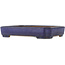 Rectangular blue bonsai pot by Yamafusa - 157 x 125 x 30 mm