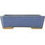 Pot à bonsaï rectangulaire bleu par Hattori - 130 x 90 x 40 mm