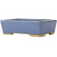 Pot à bonsaï rectangulaire bleu par Hattori - 130 x 90 x 40 mm