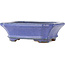 Maceta rectangular azul para bonsái de Hattori - 145 x 110 x 45 mm