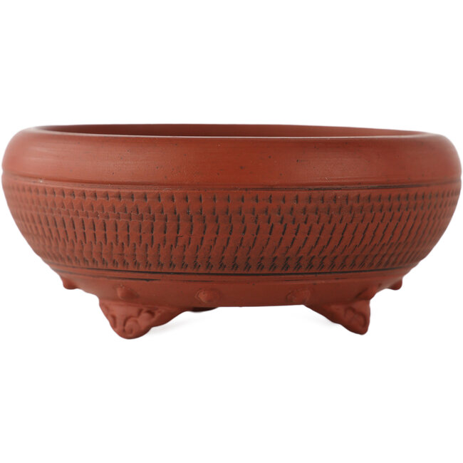 Pot à bonsaï rond non émaillé de Bigei - 70 x 70 x 30 mm
