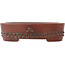 Ovale ongeglazuurde bonsai pot van Bigei - 93 x 70 x 25 mm