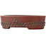 Ovale ongeglazuurde bonsai pot van Bigei - 93 x 70 x 25 mm