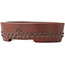 Ovale ongeglazuurde bonsai pot van Bigei - 93 x 70 x 25 mm
