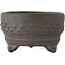 Round unglazed bonsai pot by Bunzan (Seto) - 70 x 70 x 40 mm