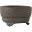 Round unglazed bonsai pot by Bunzan (Seto) - 70 x 70 x 40 mm