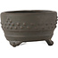Round unglazed bonsai pot by Bunzan (Seto) - 70 x 70 x 40 mm