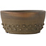 Round unglazed bonsai pot - 90 x 90 x 40 mm