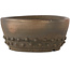 Round unglazed bonsai pot - 90 x 90 x 40 mm