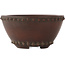 Pot à bonsaï rond non émaillé de Bigei - 73 x 73 x 38 mm