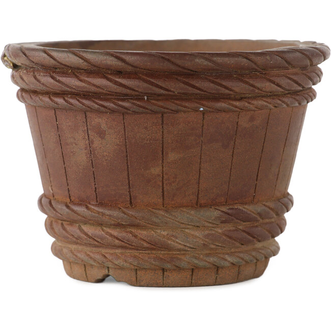 Vaso bonsai rotondo non smaltato - 110 x 110 x 80 mm