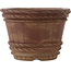 Ronde ongeglazuurde bonsaipot - 110 x 110 x 80 mm