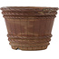 Vaso bonsai rotondo non smaltato - 110 x 110 x 80 mm