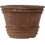 Ronde ongeglazuurde bonsaipot - 110 x 110 x 80 mm