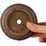 Pot à bonsaï rond non émaillé - 110 x 110 x 80 mm