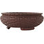 Pot à bonsaï rond non émaillé de Bigei - 150 x 150 x 55 mm