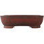 Rectangular unglazed bonsai pot by Bigei - 193 x 150 x 50 mm