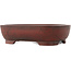 Maceta rectangular sin esmaltar para bonsái de Bigei - 193 x 150 x 50 mm