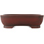 Maceta rectangular sin esmaltar para bonsái de Bigei - 193 x 150 x 50 mm