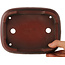 Maceta rectangular sin esmaltar para bonsái de Bigei - 193 x 150 x 50 mm
