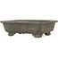 Rectangular unglazed bonsai pot - 202 x 160 x 60 mm