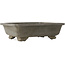 Rectangular unglazed bonsai pot - 202 x 160 x 60 mm