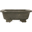 Pot à bonsaï rectangulaire non émaillé - 202 x 160 x 60 mm