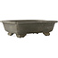 Rectangular unglazed bonsai pot - 202 x 160 x 60 mm
