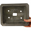 Rectangular unglazed bonsai pot - 202 x 160 x 60 mm
