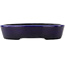 Pot à bonsaï ovale bleu - 155 x 120 x 30 mm