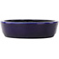 Ovaler blauer Bonsai-Topf - 155 x 120 x 30 mm