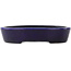 Ovaler blauer Bonsai-Topf - 155 x 120 x 30 mm