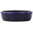 Ovaler blauer Bonsai-Topf - 155 x 120 x 30 mm