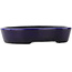 Ovaler blauer Bonsai-Topf - 155 x 120 x 30 mm