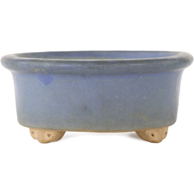 Vaso bonsai ovale blu - 130 x 110 x 50 mm