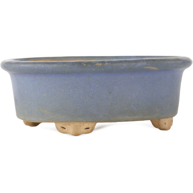 Vaso bonsai ovale blu - 130 x 110 x 50 mm