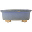 Ovaler blauer Bonsai-Topf - 130 x 110 x 50 mm