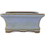Rectangular blue bonsai pot by Yamaaki - 120 x 90 x 40 mm