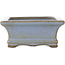 Rectangular blue bonsai pot by Yamaaki - 120 x 90 x 40 mm