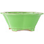 Pot à bonsaï vert Mokko par Eime Yozan - 200 x 185 x 80 mm