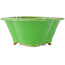 Pot à bonsaï vert Mokko par Eime Yozan - 200 x 180 x 80 mm
