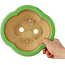 Pot à bonsaï vert Mokko par Eime Yozan - 200 x 185 x 80 mm