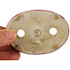 Ovaler roter Bonsaitopf - 77 x 54 x 25 mm