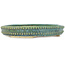 Pot à bonsaï rond vert par Echizen - 263 x 263 x 45 mm